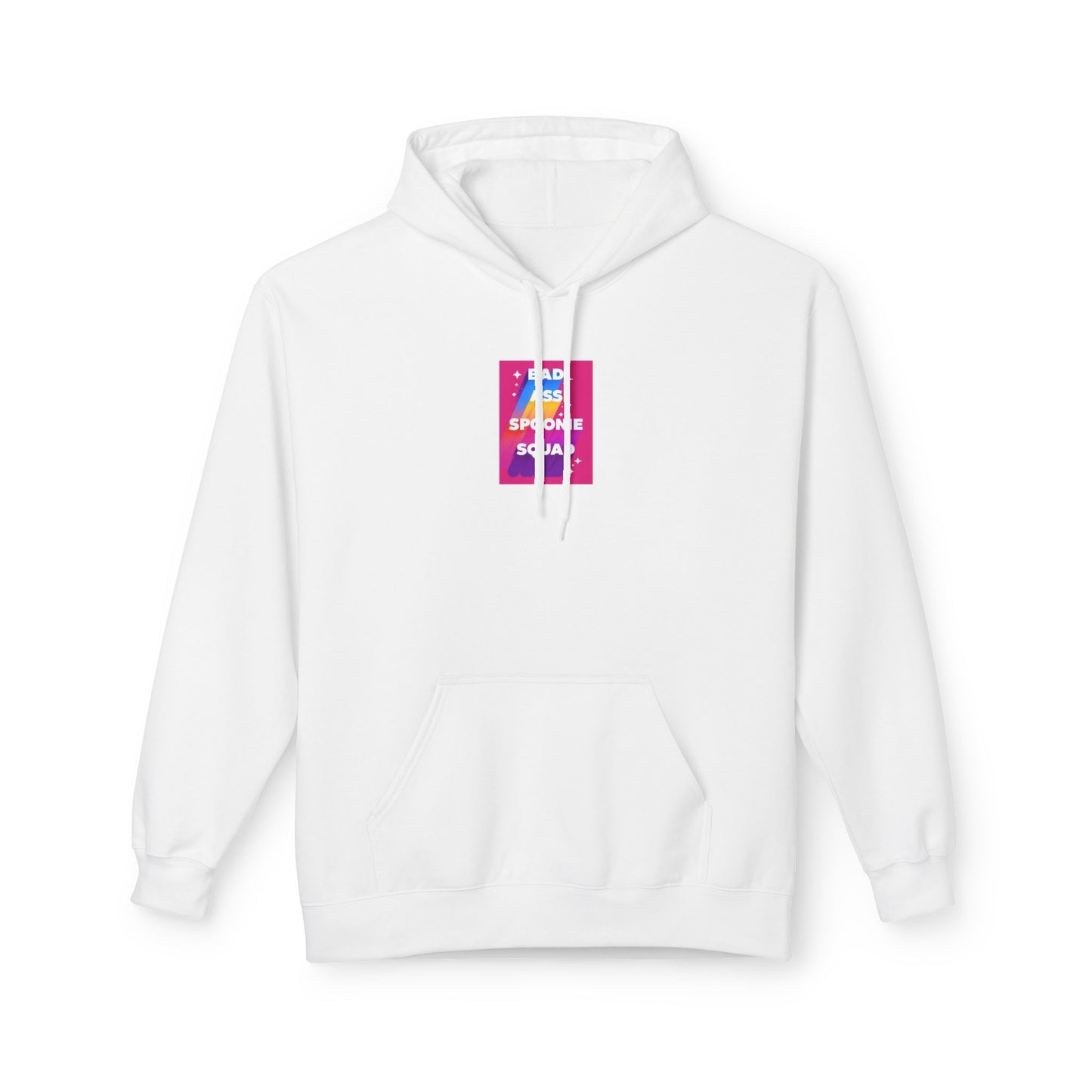 Sjögren's Disease - "Bad Ass Spoonie Squad" Unisex Fleece Hoodie
