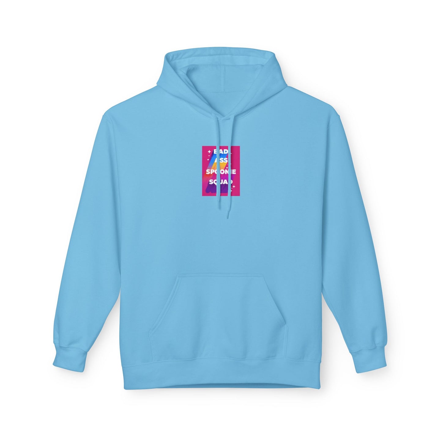 Sjögren's Disease - "Bad Ass Spoonie Squad" Unisex Fleece Hoodie