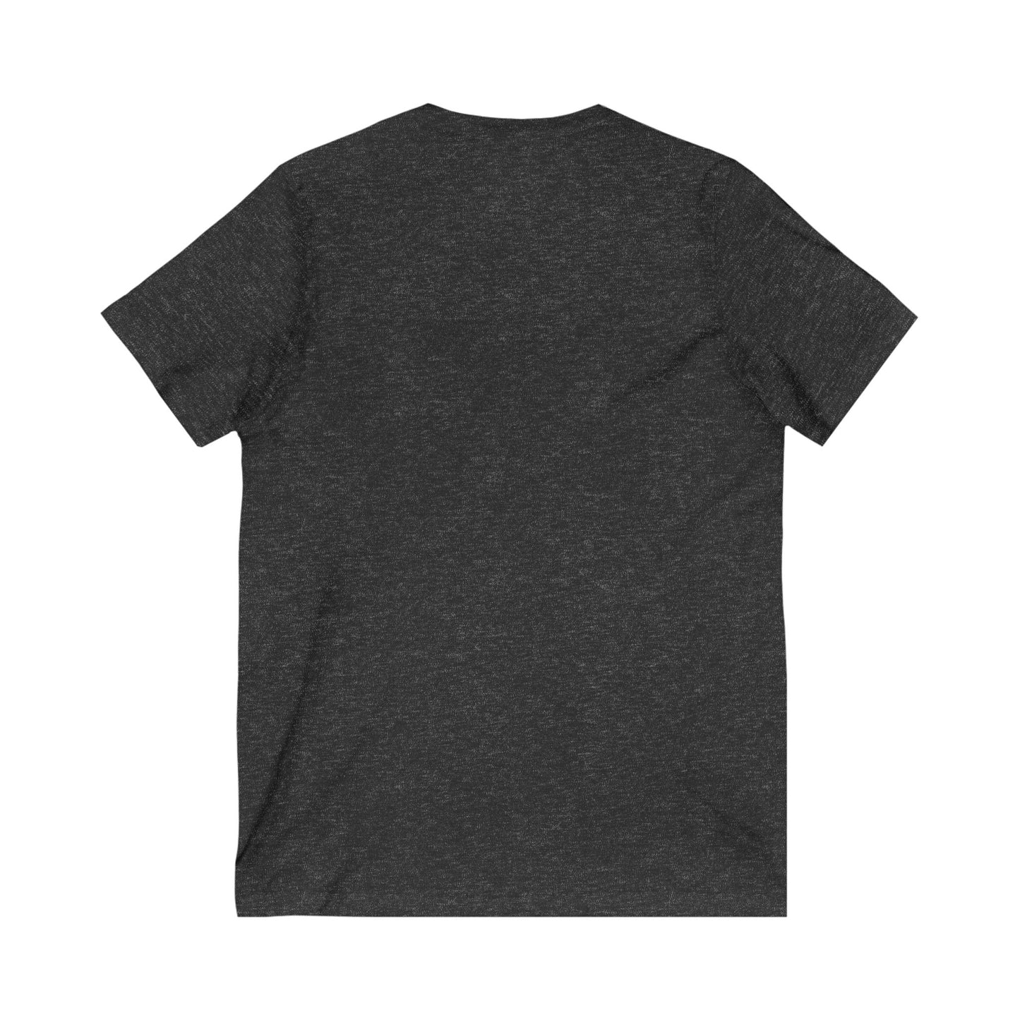 Unisex V-Neck Tee - Invisible Battle Unstoppable Warrior for Sjögren's Disease Awareness (Black Font)