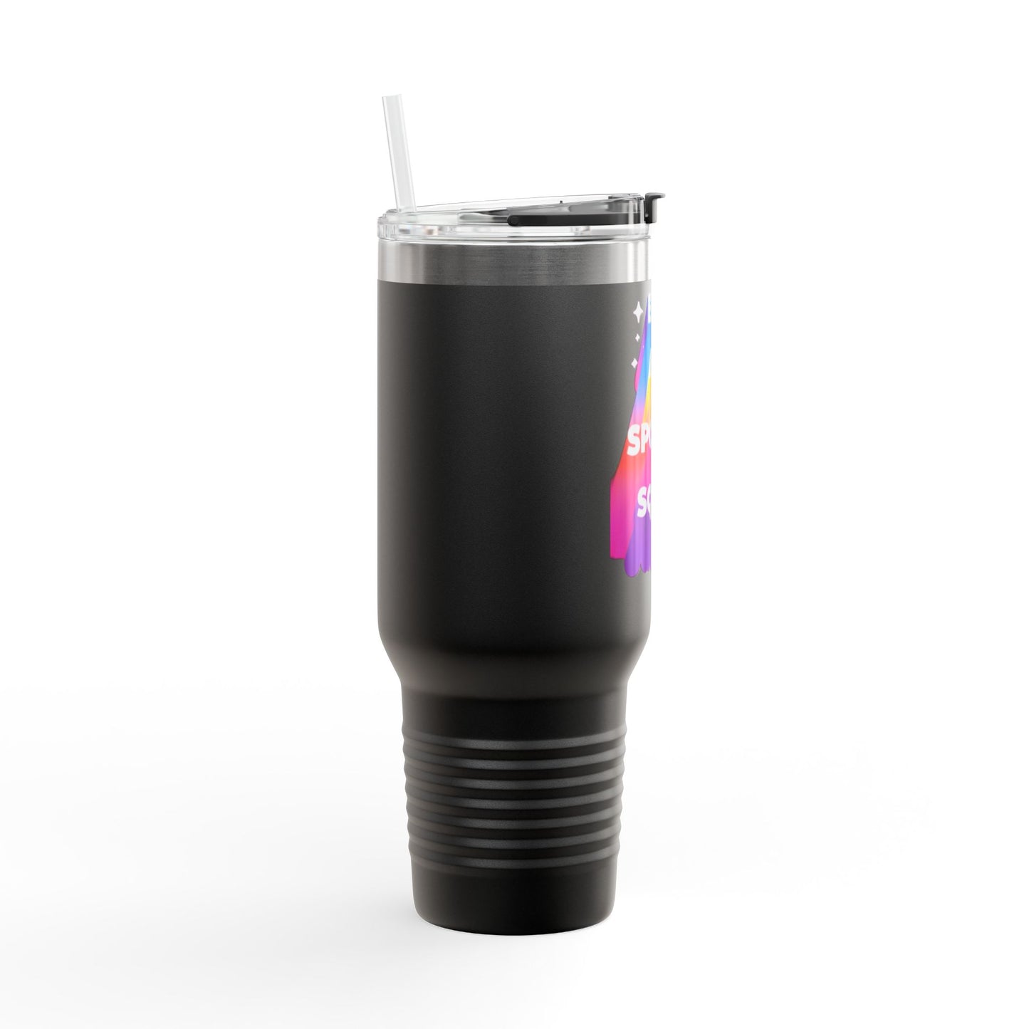Autoimmune Disease Awareness Insulated Travel Mug – "Bad Ass Spoonie Squad", 40oz