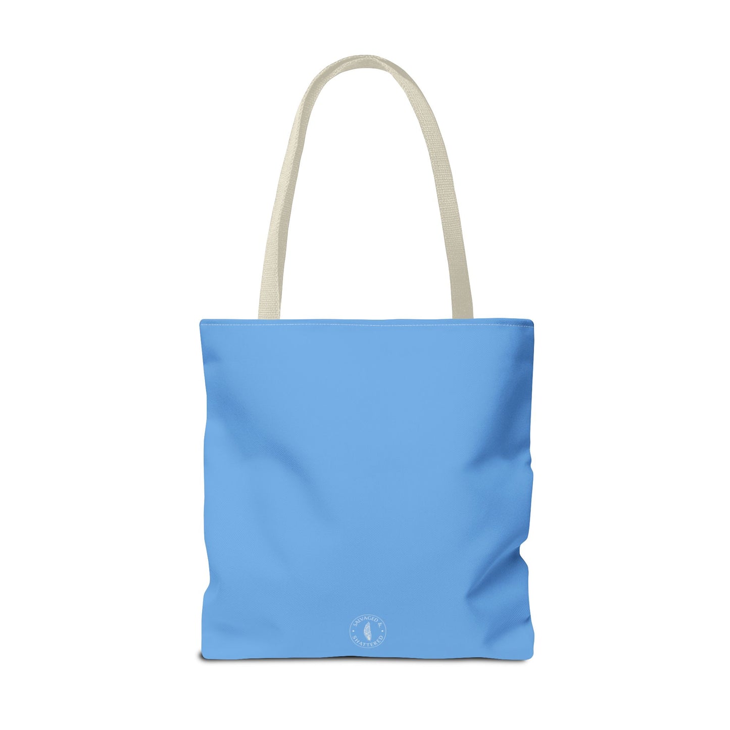 Autoimmune Disease Awareness Tote Bag - "Big Ass Spoonie Squad" (Light Blue)