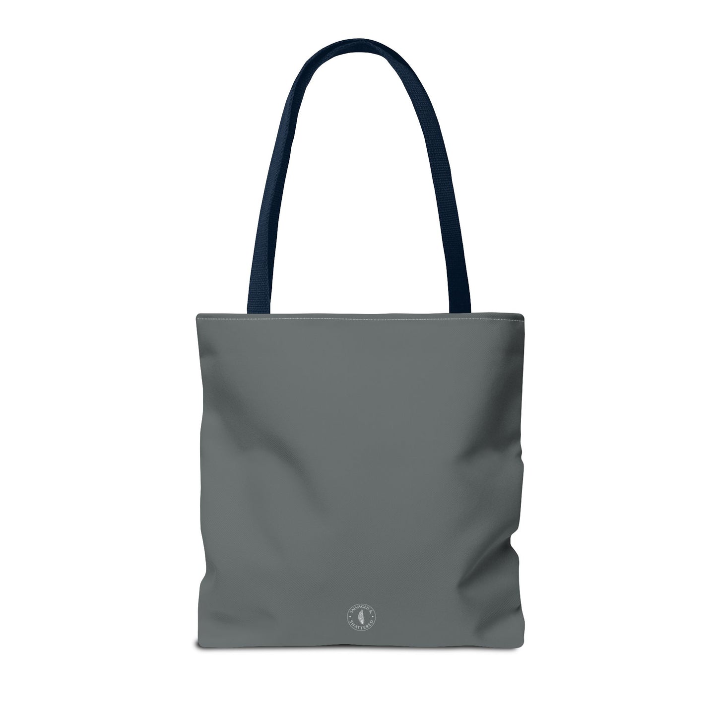 Invisible Battle Unstoppable Warrior Tote Bag - Sjögren's Disease Awareness (Dark Gray)