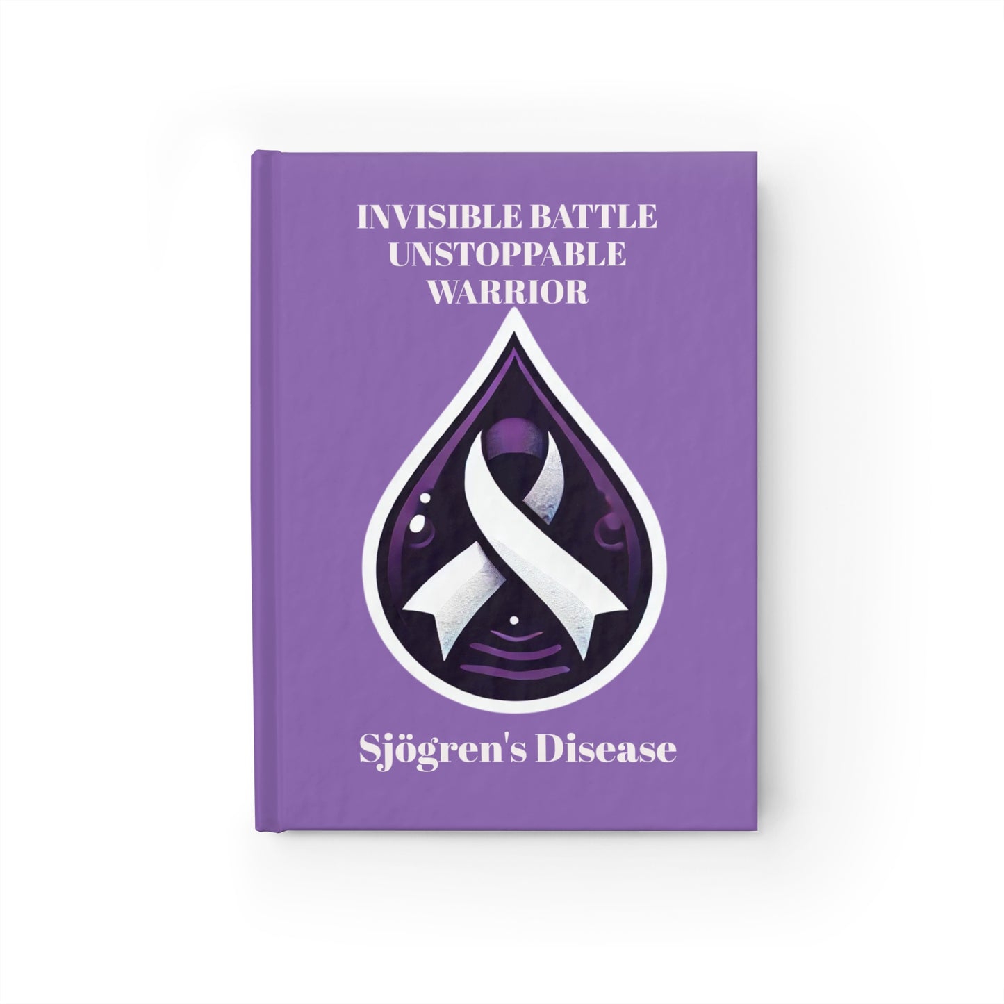 Empowering Journal - Unstoppable Warrior | Sjögren's Disease Awareness (White)