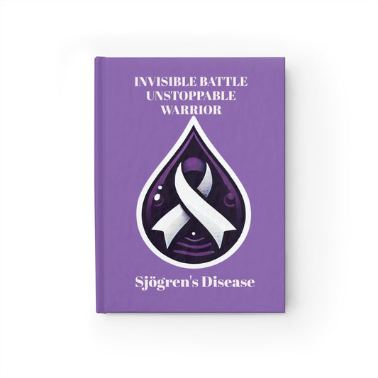 Empowering Journal - Unstoppable Warrior | Sjögren's Disease Awareness (White)
