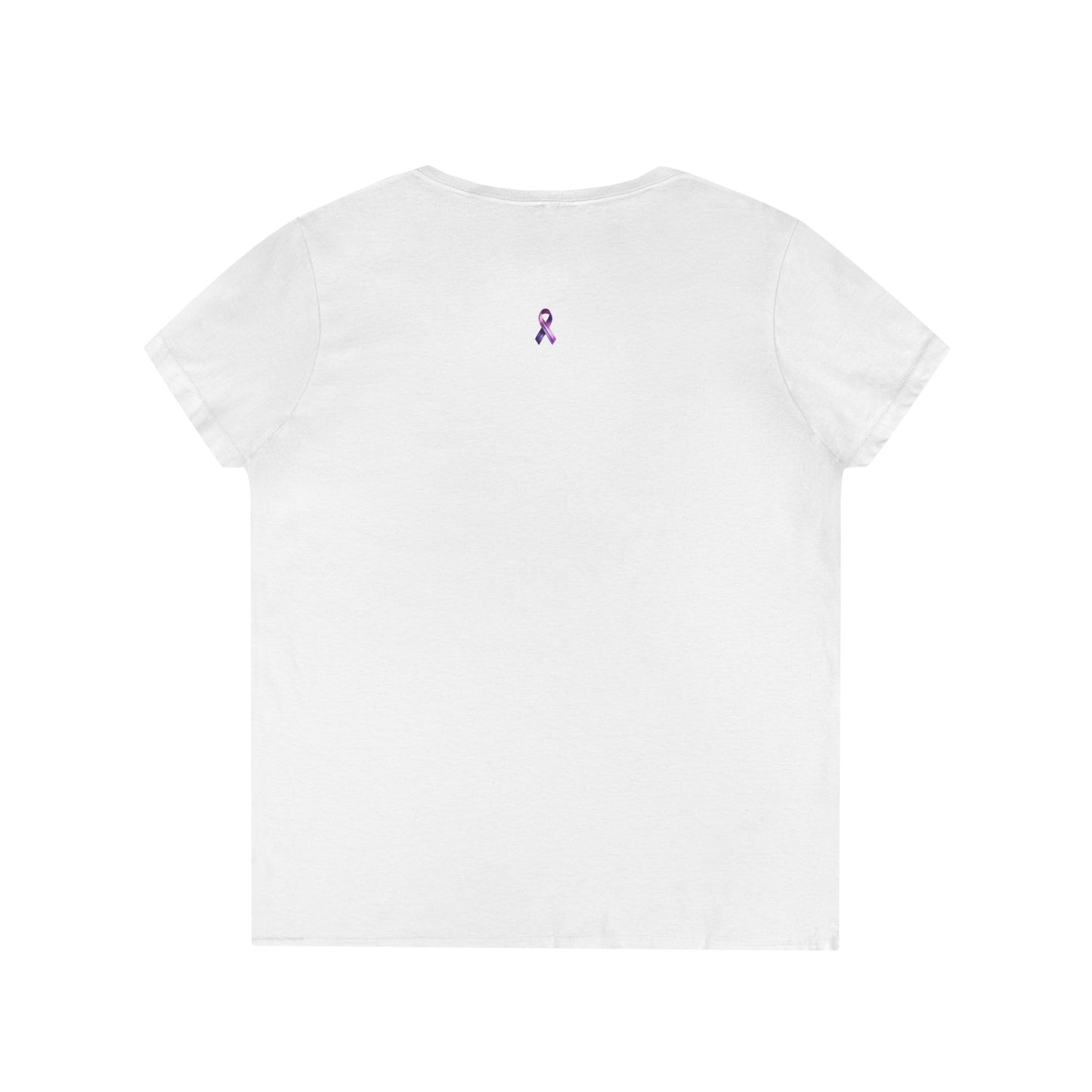 Autoimmune Disease: Empowering Ladies' V-Neck T-Shirt - "tired of being tired"