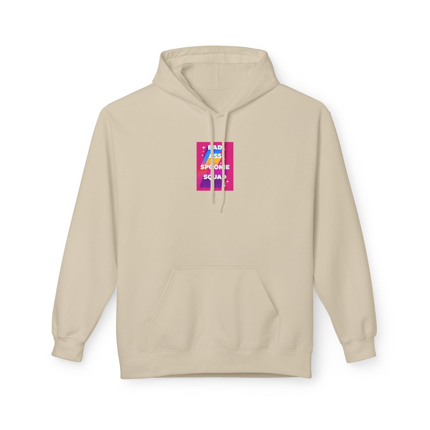 Sjögren's Disease - "Bad Ass Spoonie Squad" Unisex Fleece Hoodie