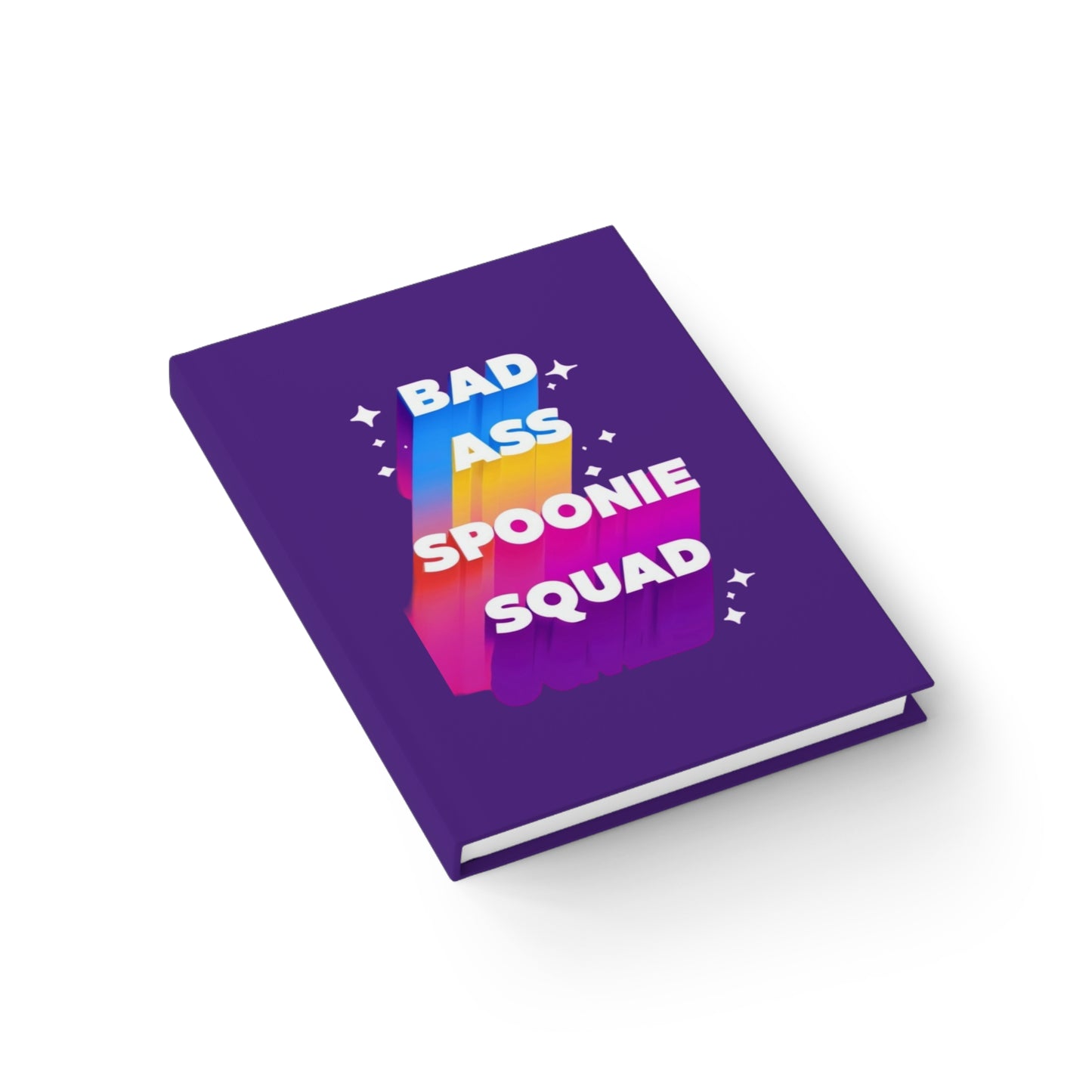 Autoimmune Disease Empowering Journal - "Bad Ass Spoonie Squad" (Purple)