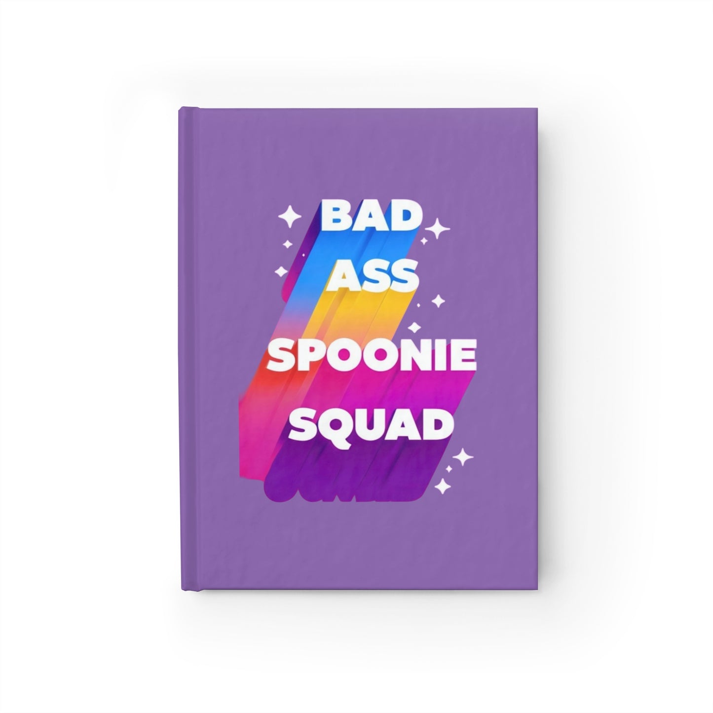 Autoimmune Disease Empowering Journal - Bad Ass Spoonie Squad (Light Purple)