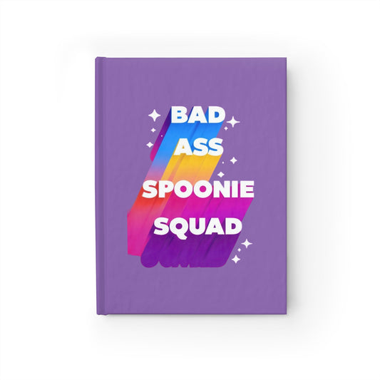 Autoimmune Disease Empowering Journal - Bad Ass Spoonie Squad (Light Purple)