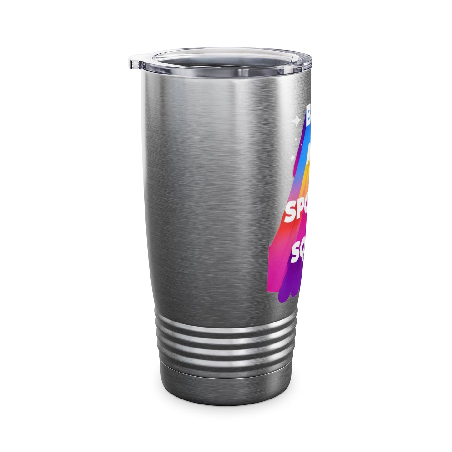 Autoimmune Disease Awareness Tumbler - "Bad Ass Spoonie Squad" 20oz Ringneck