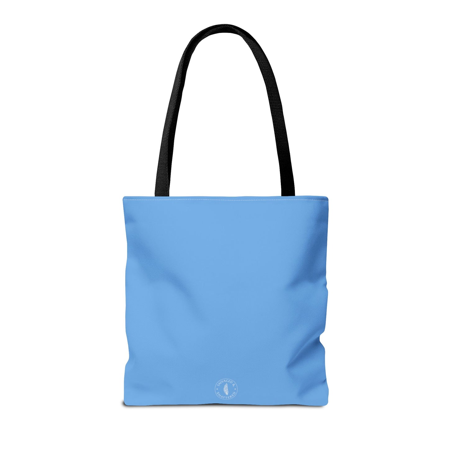 Autoimmune Disease Awareness Tote Bag - "Big Ass Spoonie Squad" (Light Blue)