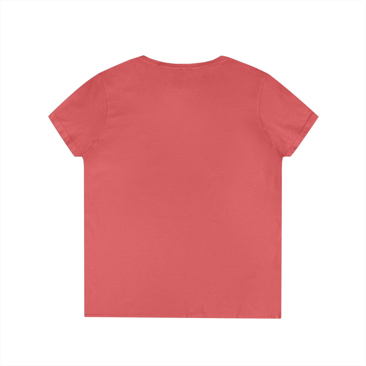 Empowering Ladies' V-Neck T-Shirt - Unstoppable Warrior Design for Sjögren's Awareness (Black Font)