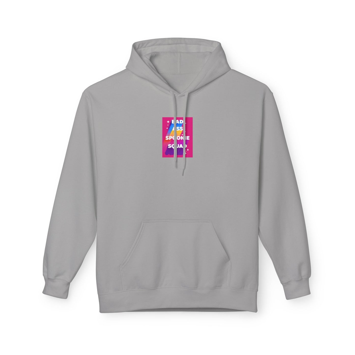 Sjögren's Disease - "Bad Ass Spoonie Squad" Unisex Fleece Hoodie
