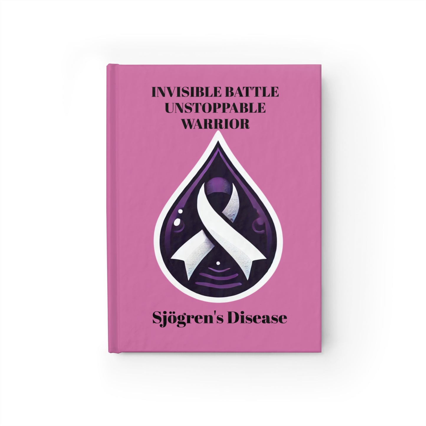 Empowering Journal - Unstoppable Warrior | Sjögren's Disease Awareness (Pink)
