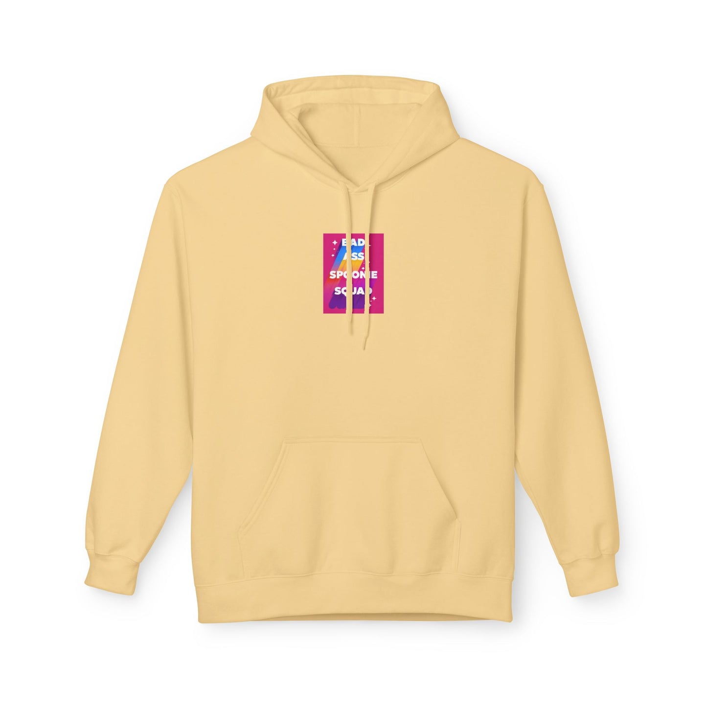 Sjögren's Disease - "Bad Ass Spoonie Squad" Unisex Fleece Hoodie