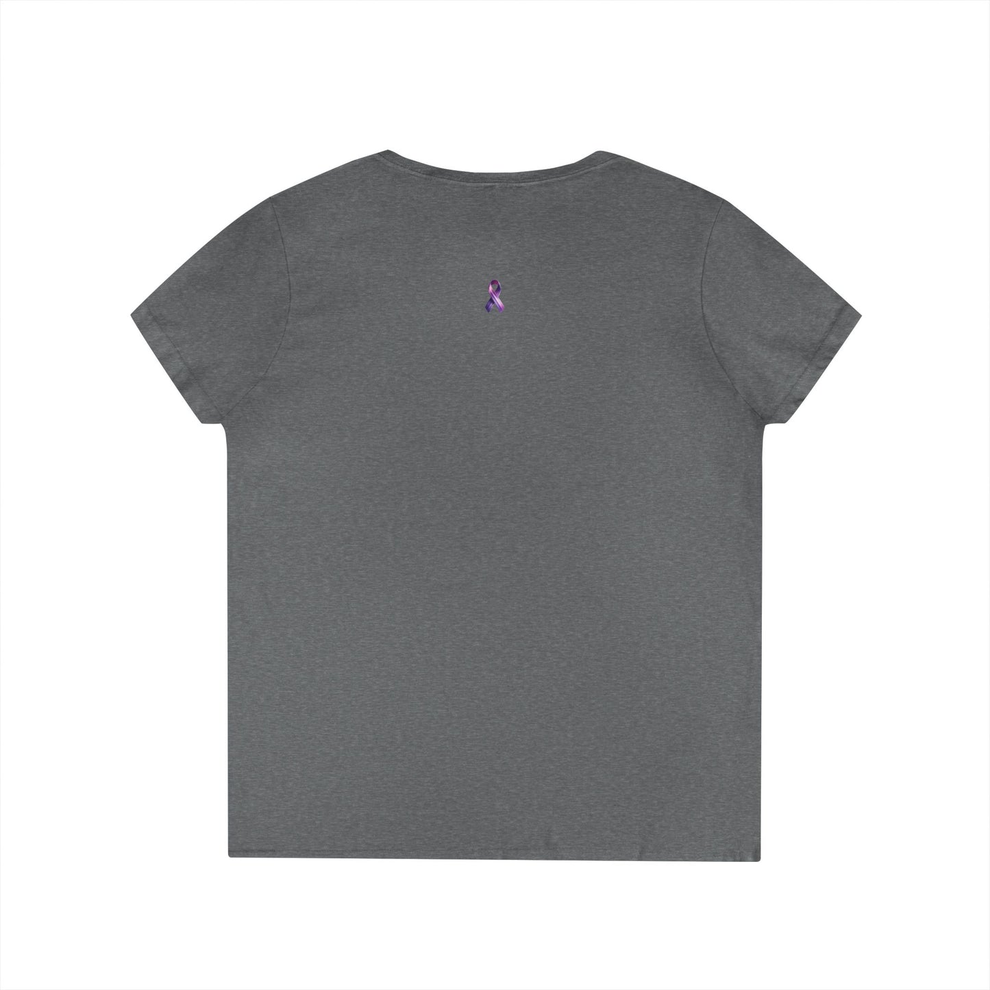 Autoimmune Disease: Empowering Ladies' V-Neck T-Shirt - "tired of being tired"