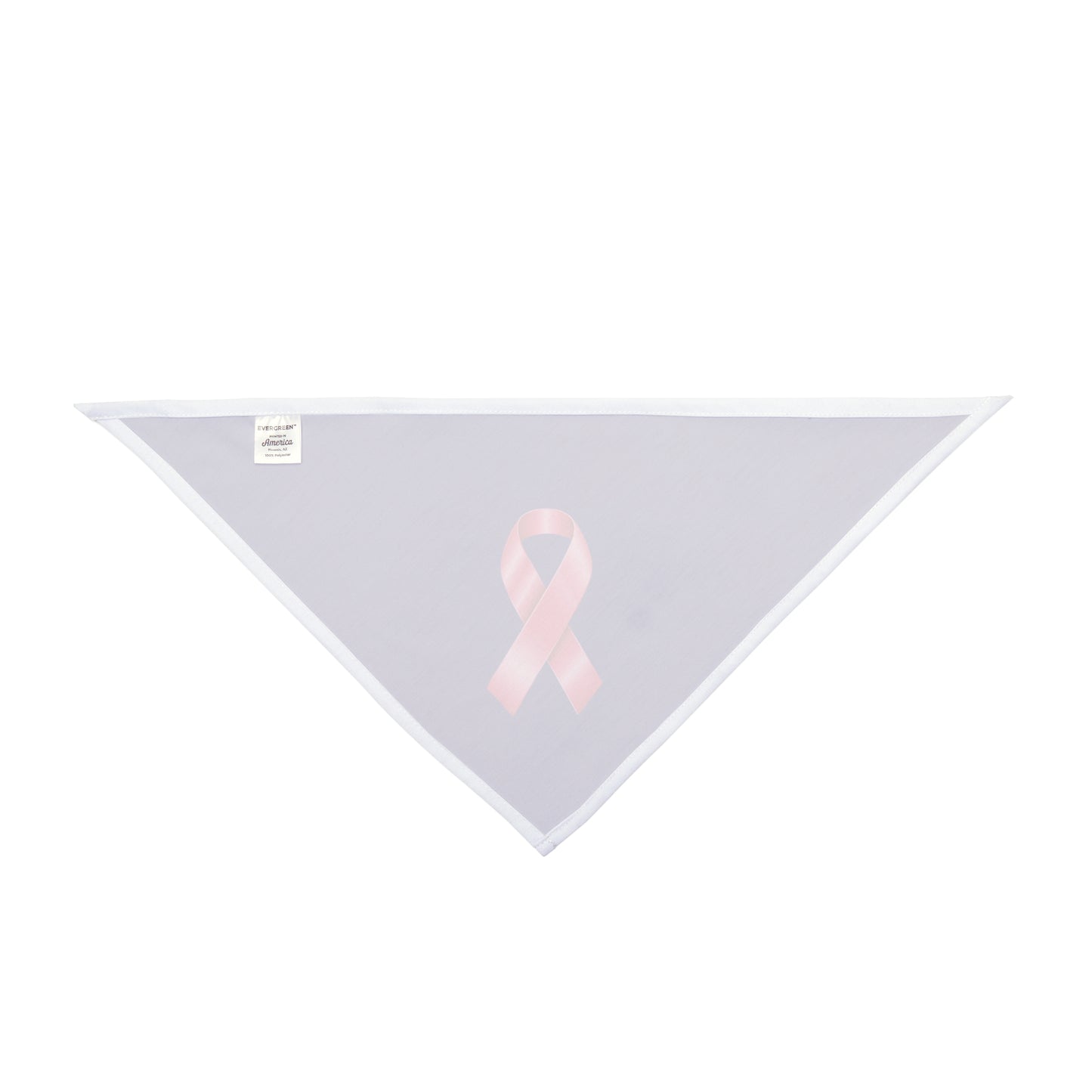 Breast Cancer Pet Bandana - Supportive Dog Accessory for Awareness Events (Purple)