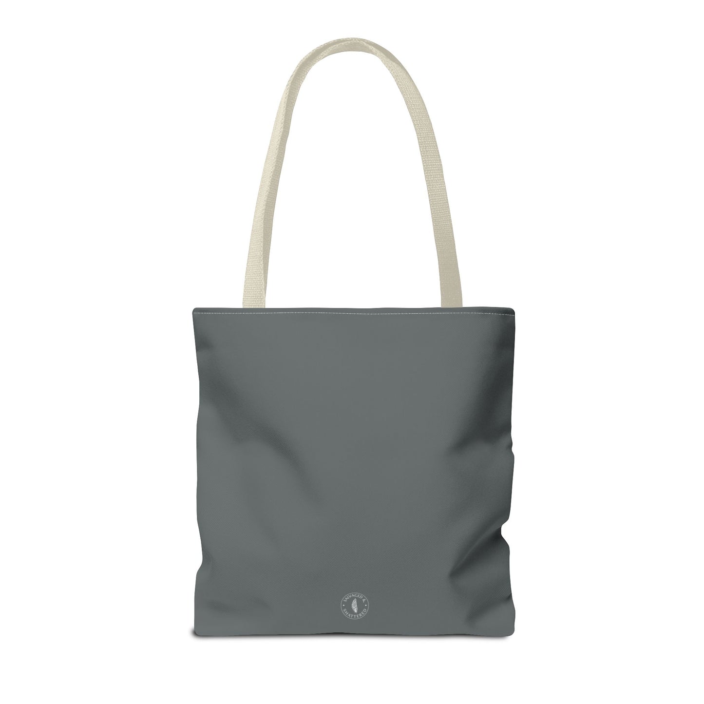 Invisible Battle Unstoppable Warrior Tote Bag - Sjögren's Disease Awareness (Dark Gray)
