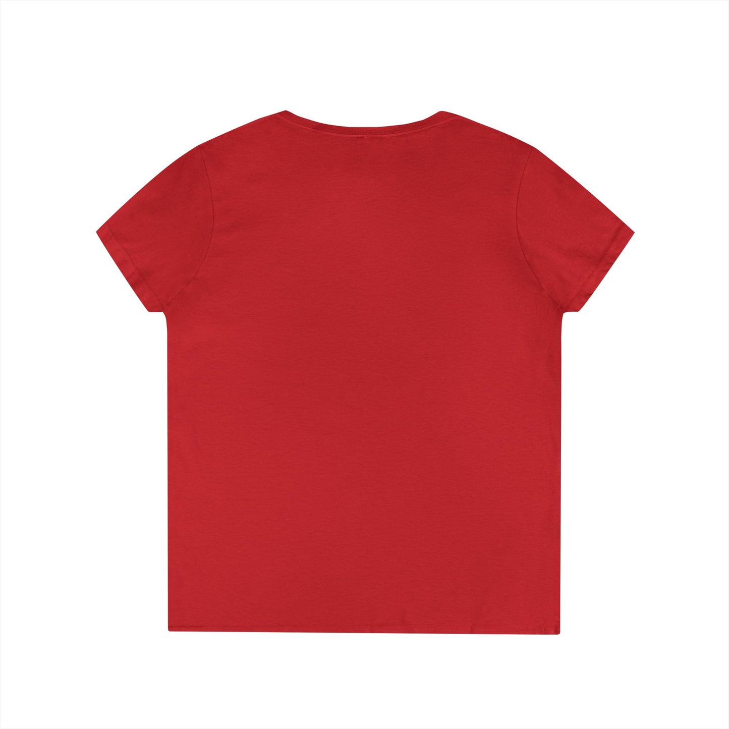 Empowering Ladies' V-Neck T-Shirt - Unstoppable Warrior Design for Sjögren's Awareness (White Font)