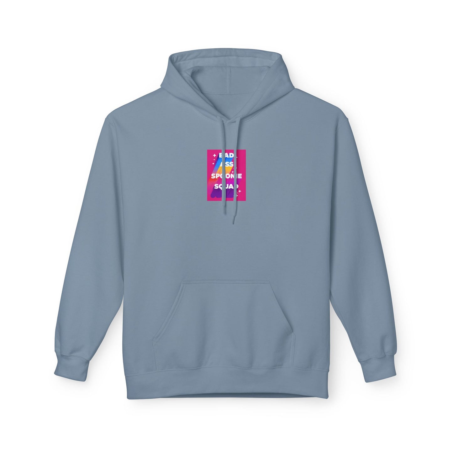Sjögren's Disease - "Bad Ass Spoonie Squad" Unisex Fleece Hoodie