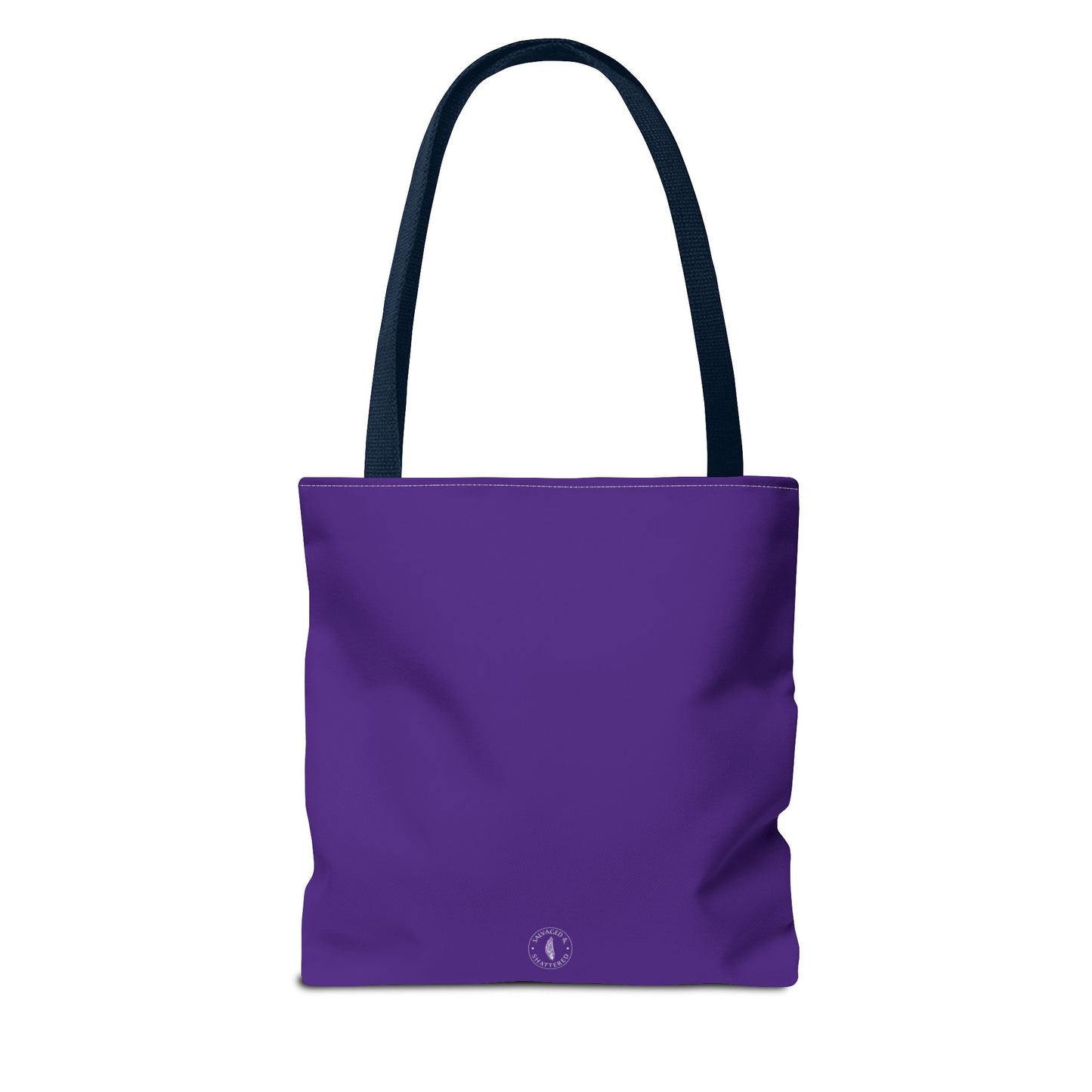 Autoimmune Disease Awareness Tote Bag - "Bad Ass Spoonie Squad" (Purple)