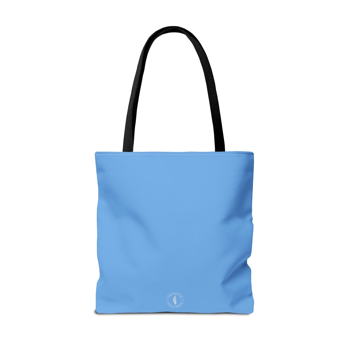 Autoimmune Disease Awareness Tote Bag - "Big Ass Spoonie Squad" (Light Blue)