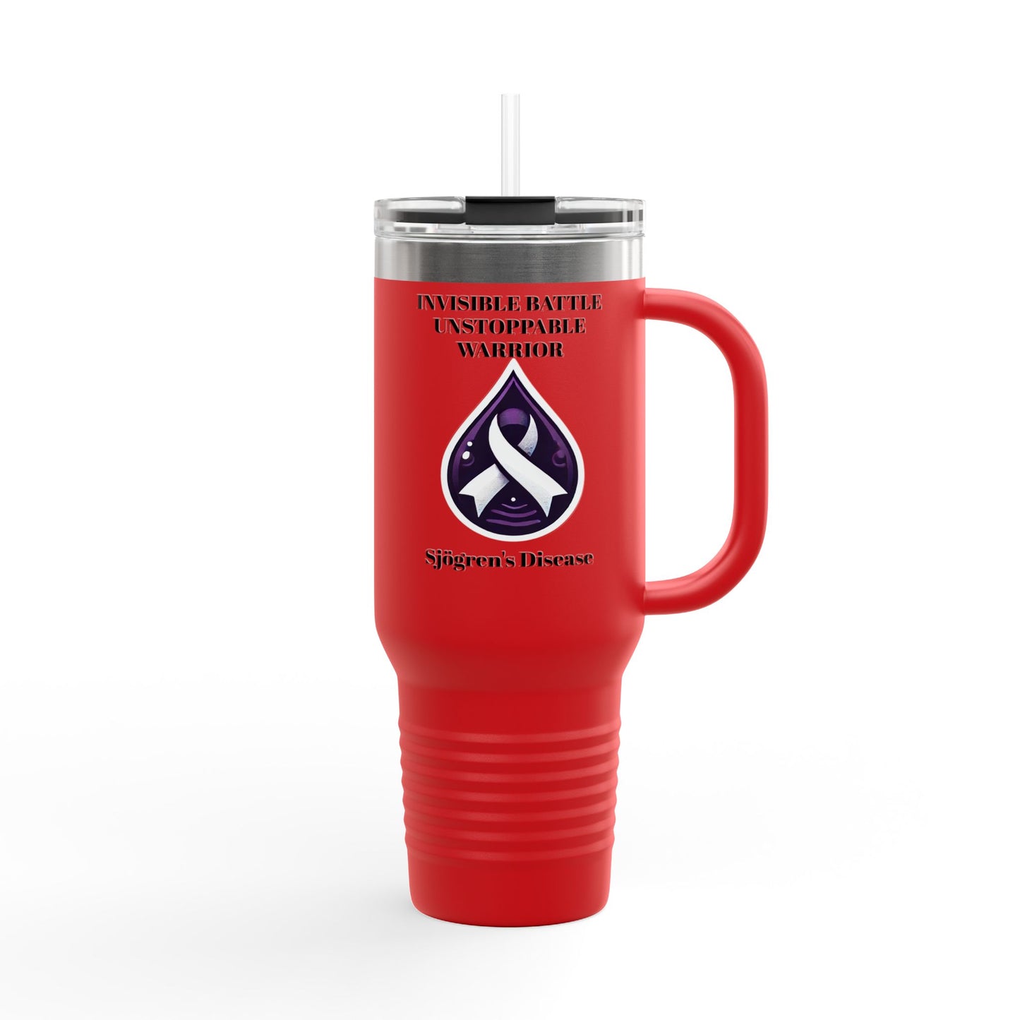 Insulated Travel Mug – Sjögren's Disease Awareness, 40oz