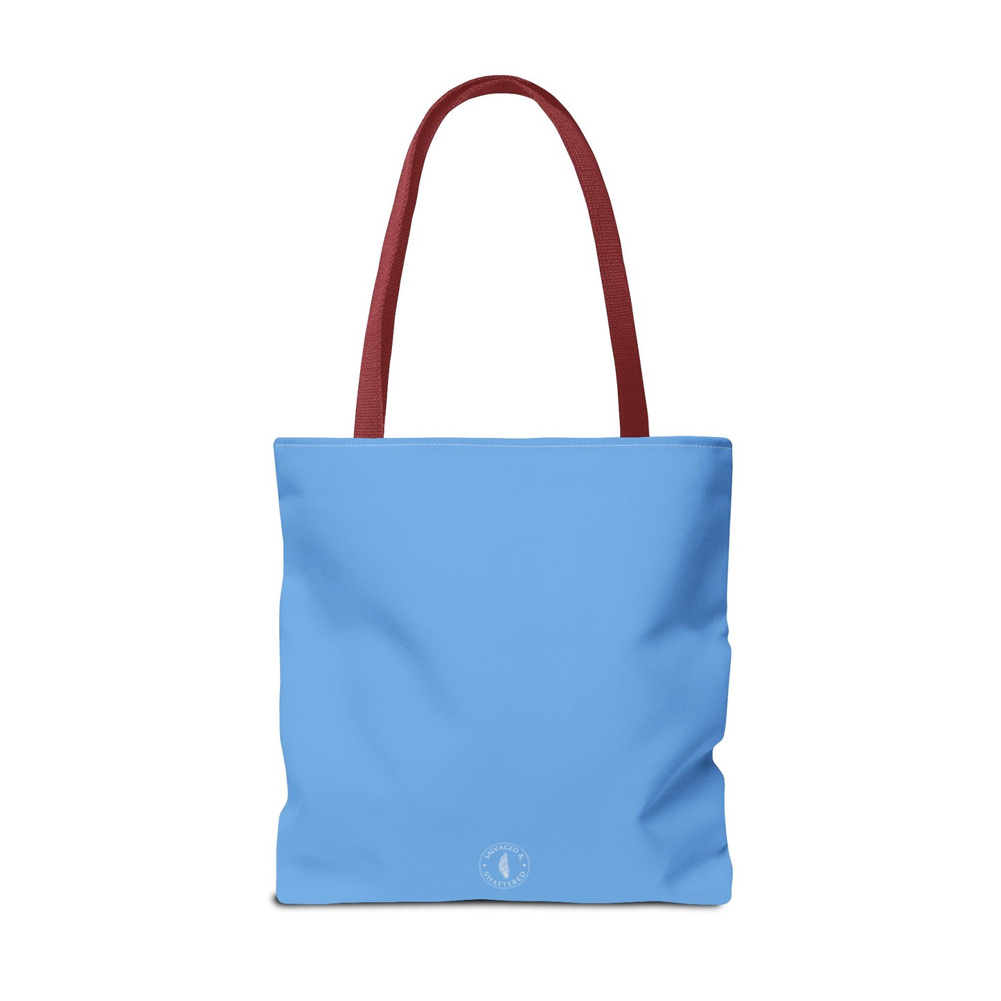 Autoimmune Disease Awareness Tote Bag - "Big Ass Spoonie Squad" (Light Blue)