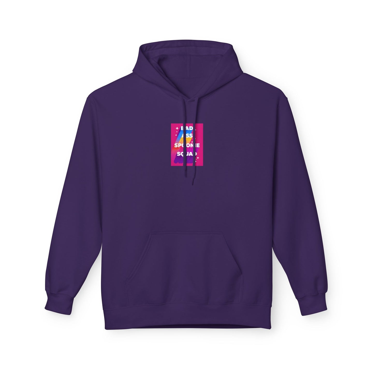 Sjögren's Disease - "Bad Ass Spoonie Squad" Unisex Fleece Hoodie