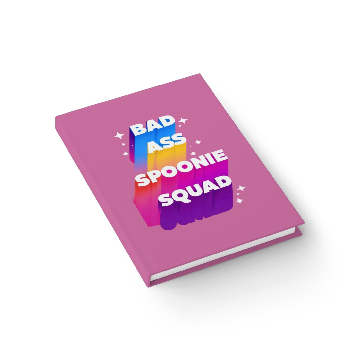 Autoimmune Disease Empowering Journal - "Bad Ass Spoonie Squad" (Pink)
