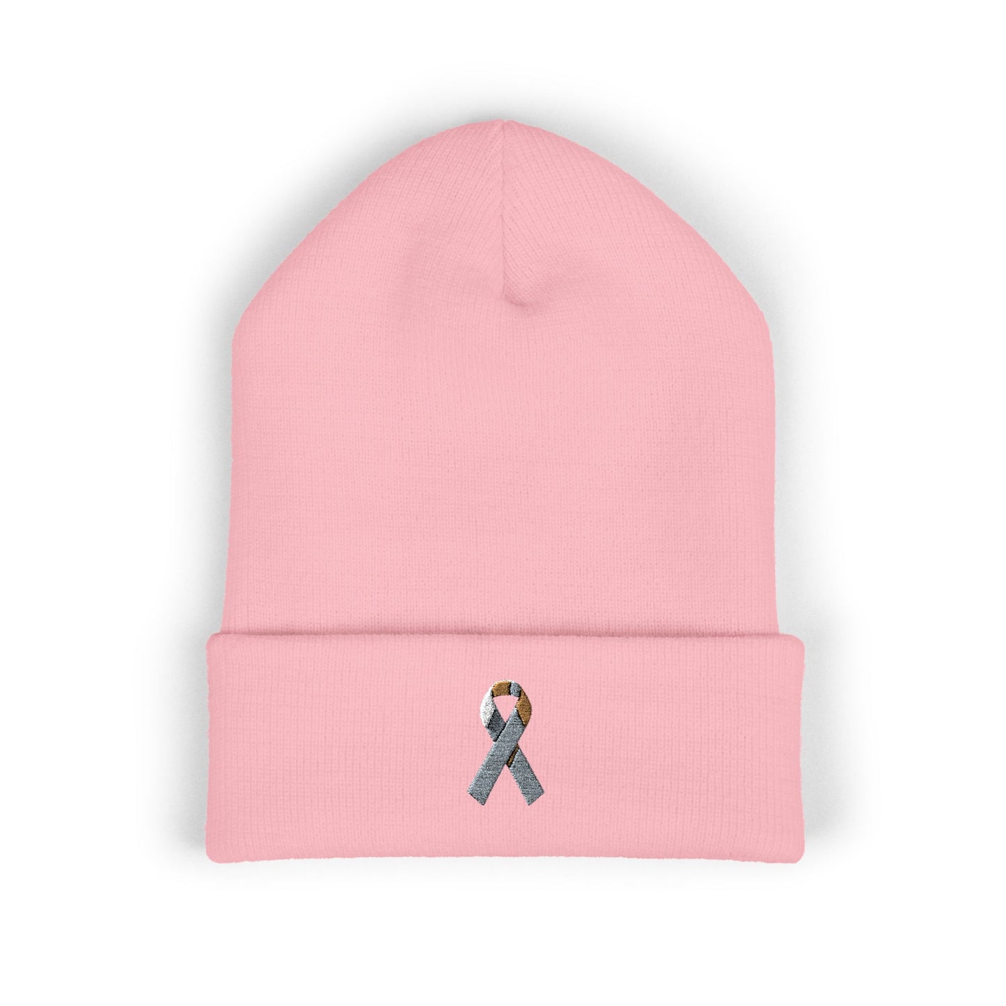 Pink (Multi) Support Ribbon Classic Cuffed Beanie | Support Awareness & Cause
