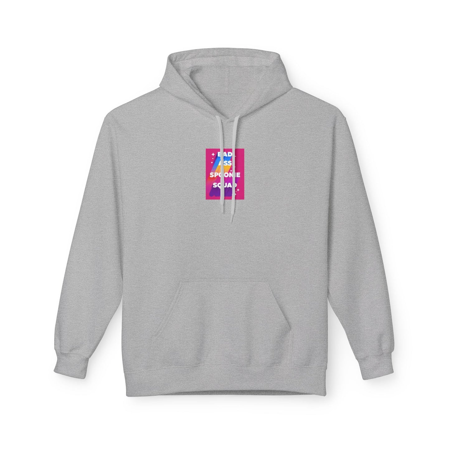 Sjögren's Disease - "Bad Ass Spoonie Squad" Unisex Fleece Hoodie