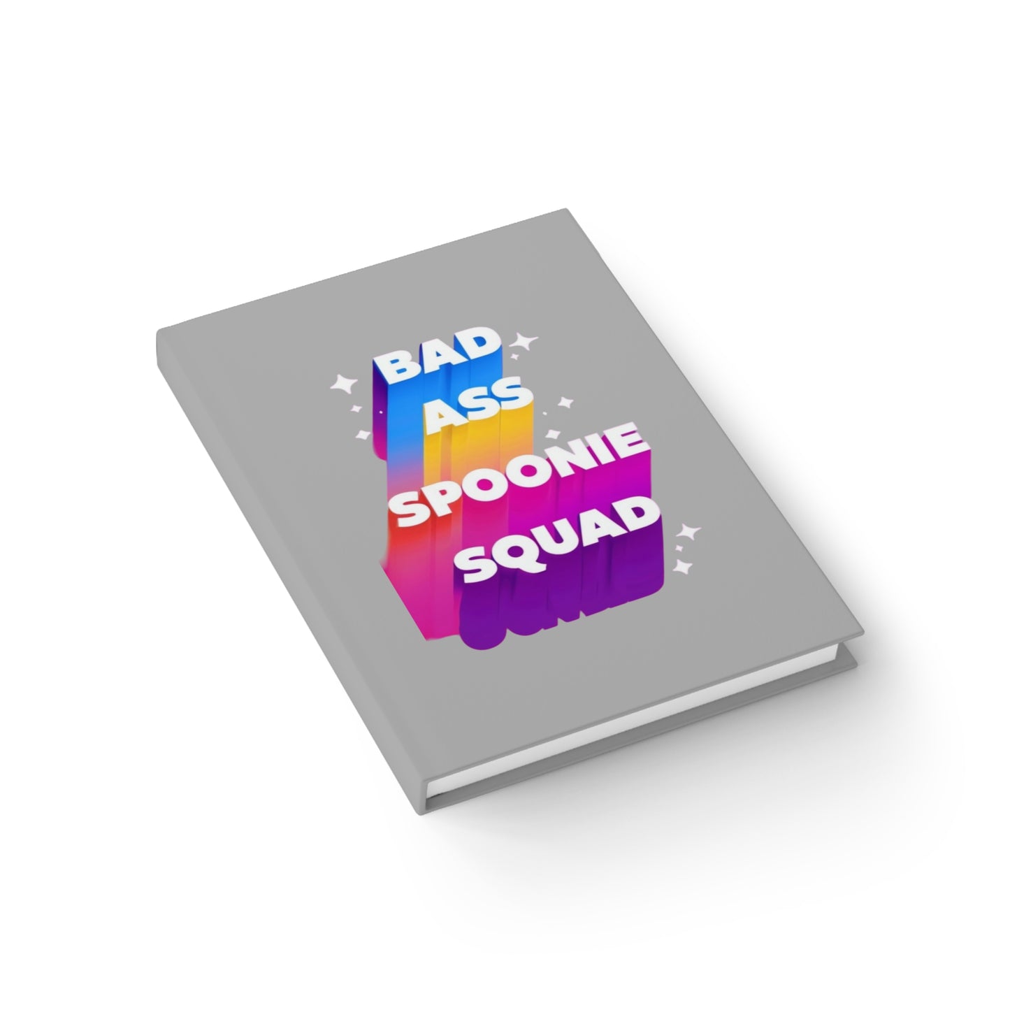 Autoimmune Disease Empowering Journal - "Bad Ass Spoonie Squad" (Gray)