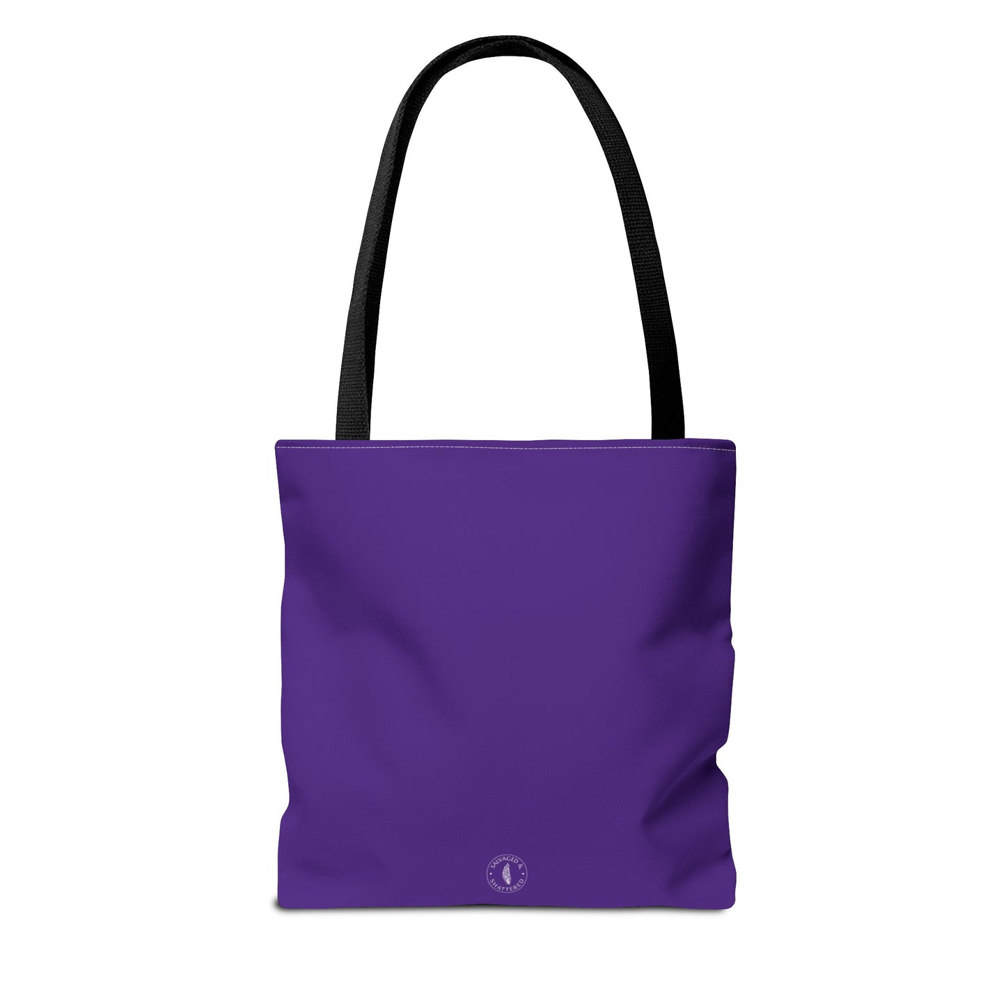 Autoimmune Disease Awareness Tote Bag - "Bad Ass Spoonie Squad" (Purple)