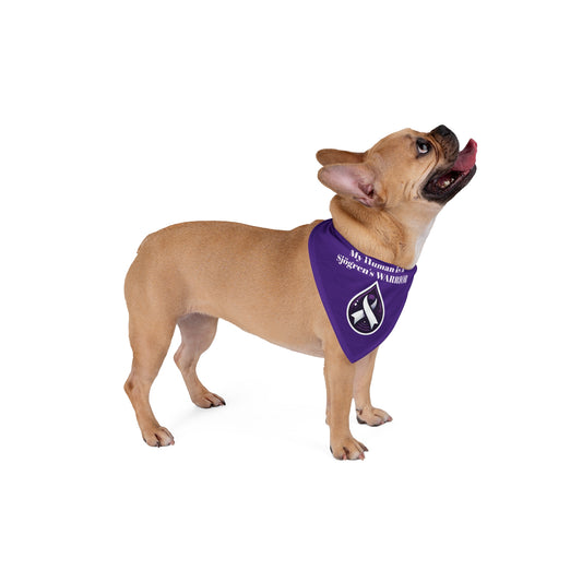 Sjögren's Warrior Pet Bandana - Supportive Dog Accessory for Awareness Events