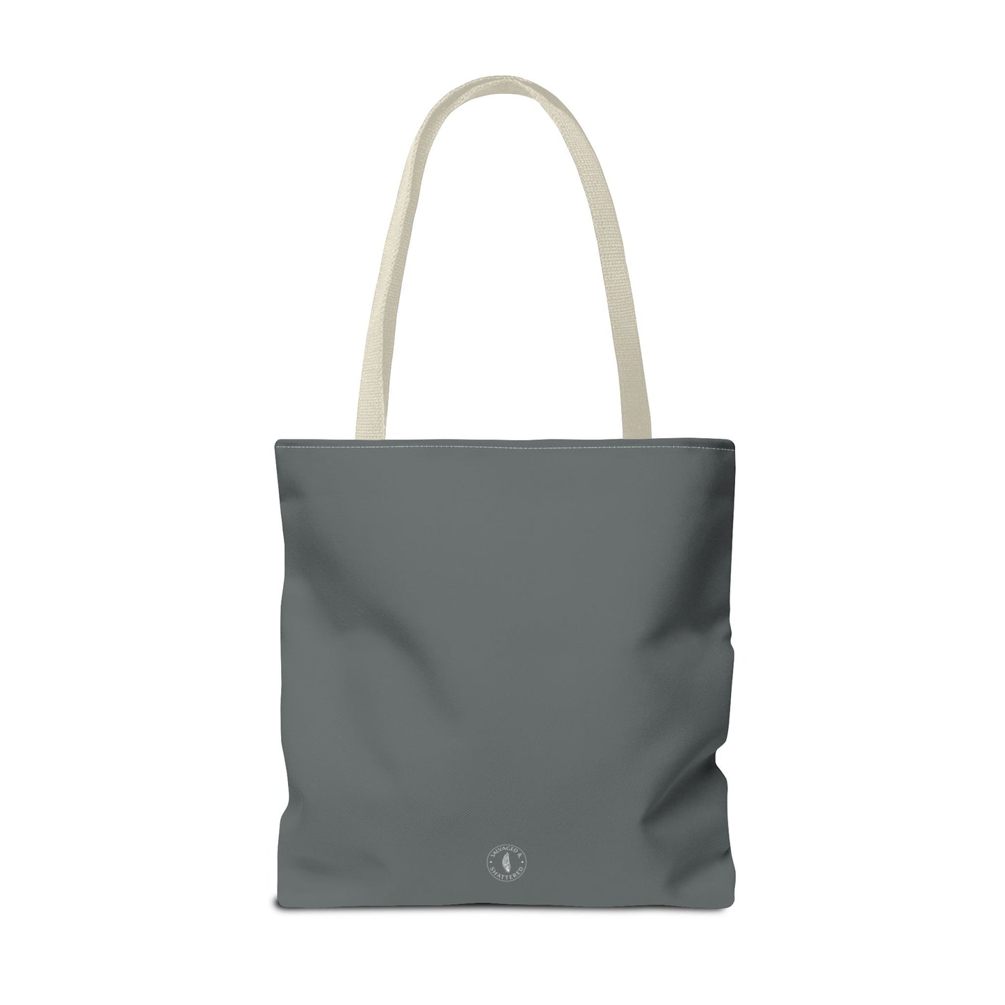 Invisible Battle Unstoppable Warrior Tote Bag - Sjögren's Disease Awareness (Dark Gray)