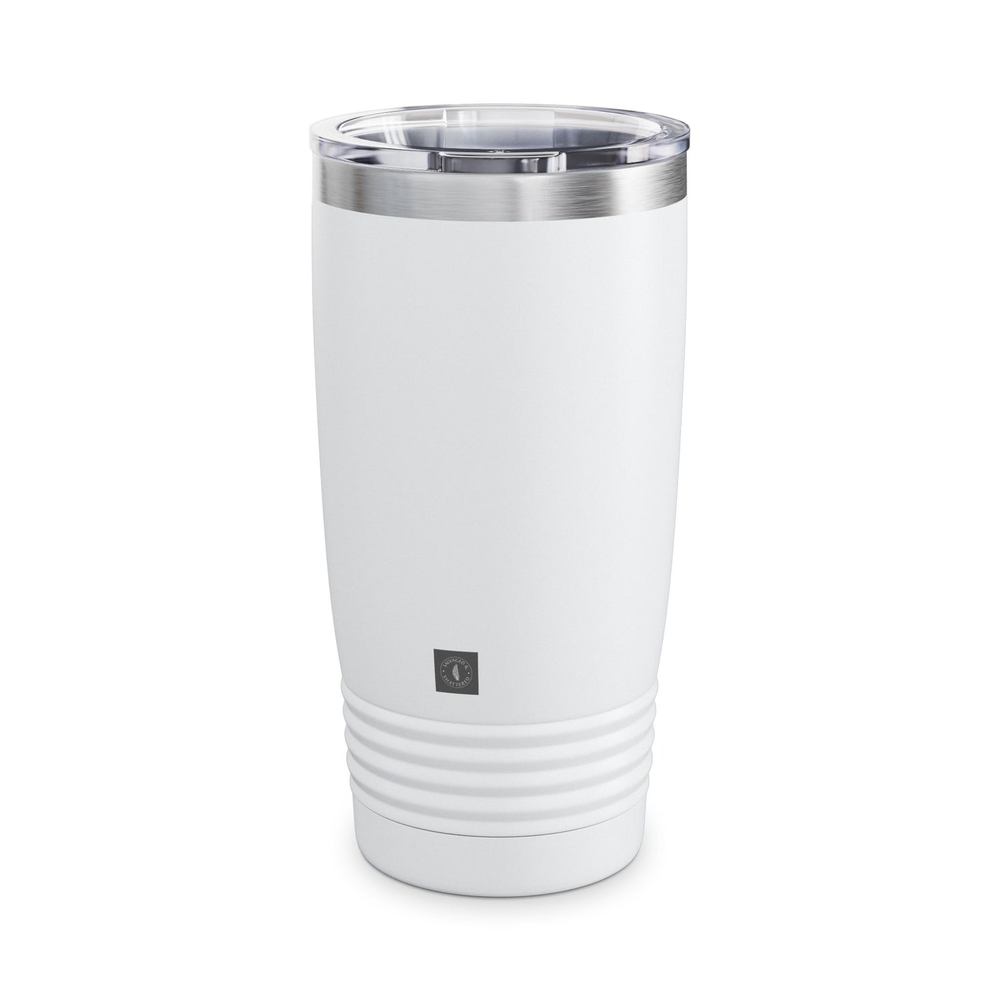 Autoimmune Disease Awareness Tumbler - "Bad Ass Spoonie Squad" 20oz Ringneck (White)