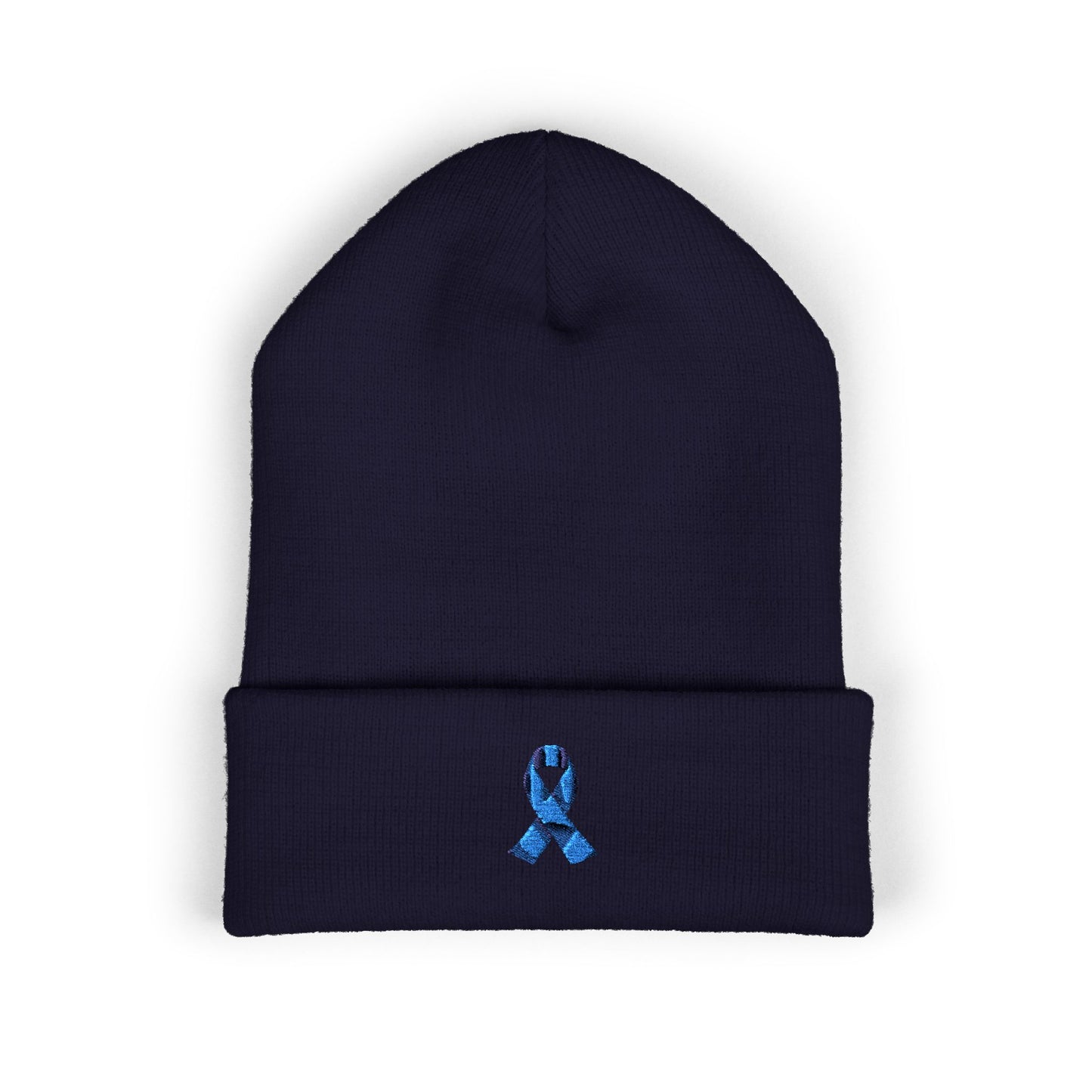 Blue Support Ribbon Classic Cuffed Beanie | Support Awareness & Cause