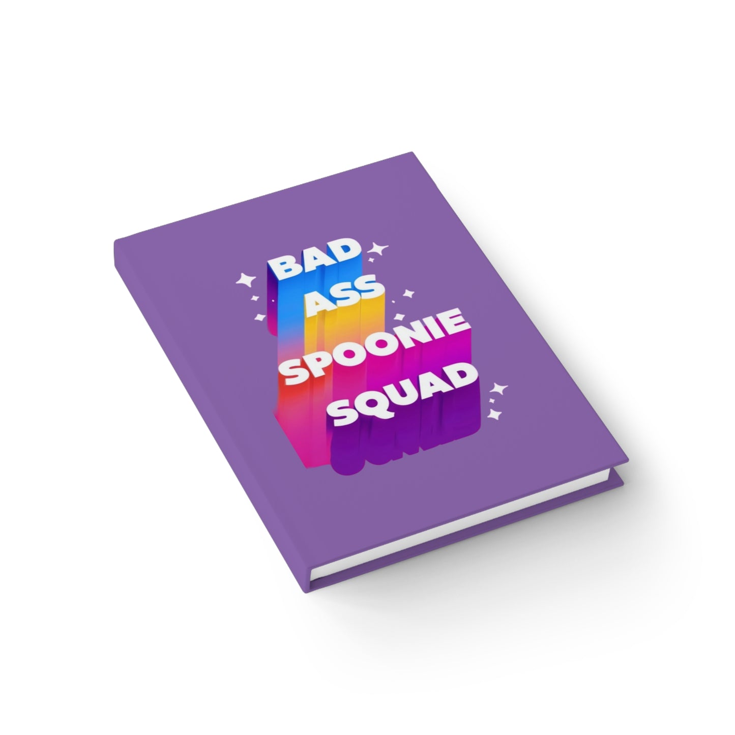 Autoimmune Disease Empowering Journal - Bad Ass Spoonie Squad (Light Purple)