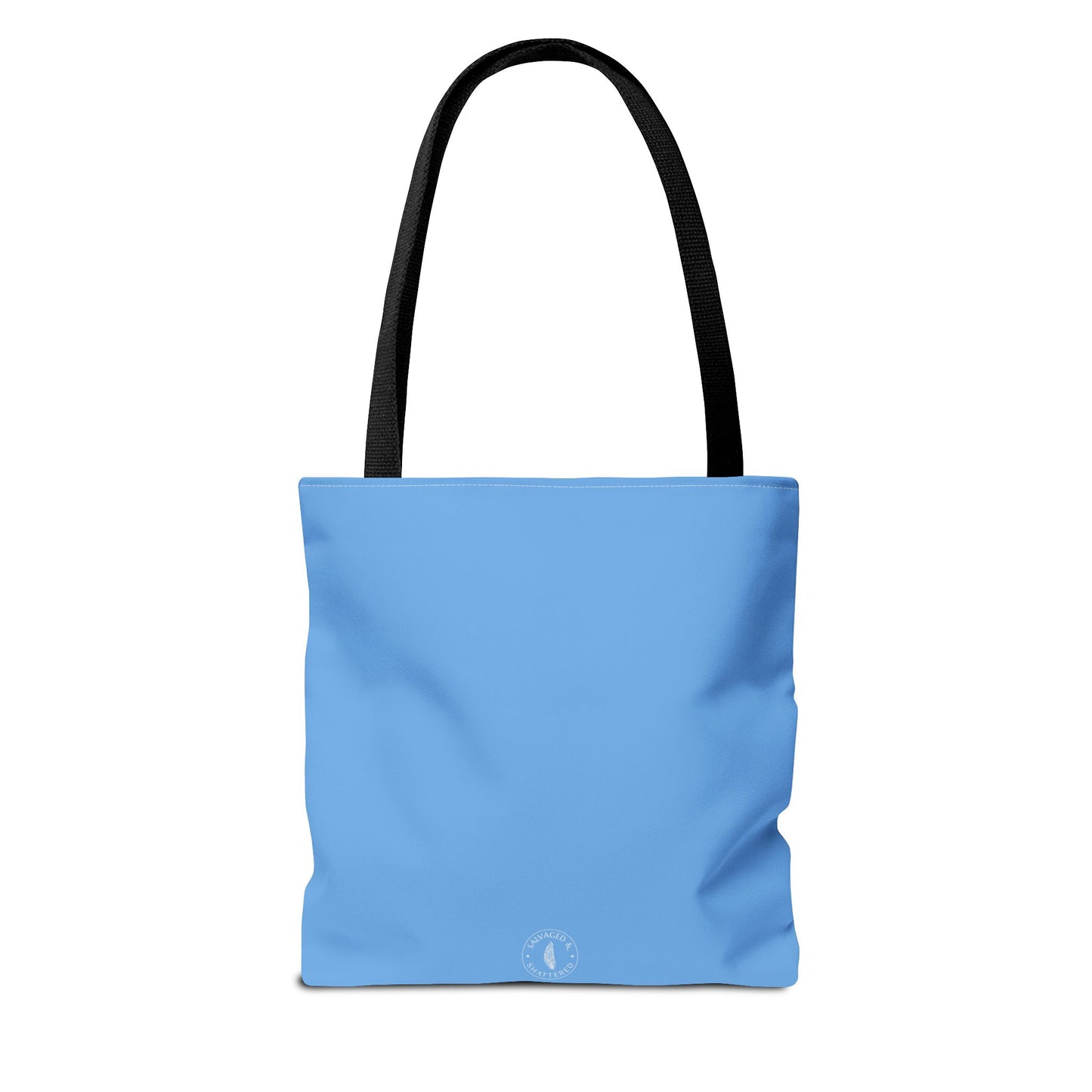 Autoimmune Disease Awareness Tote Bag - "Big Ass Spoonie Squad" (Light Blue)