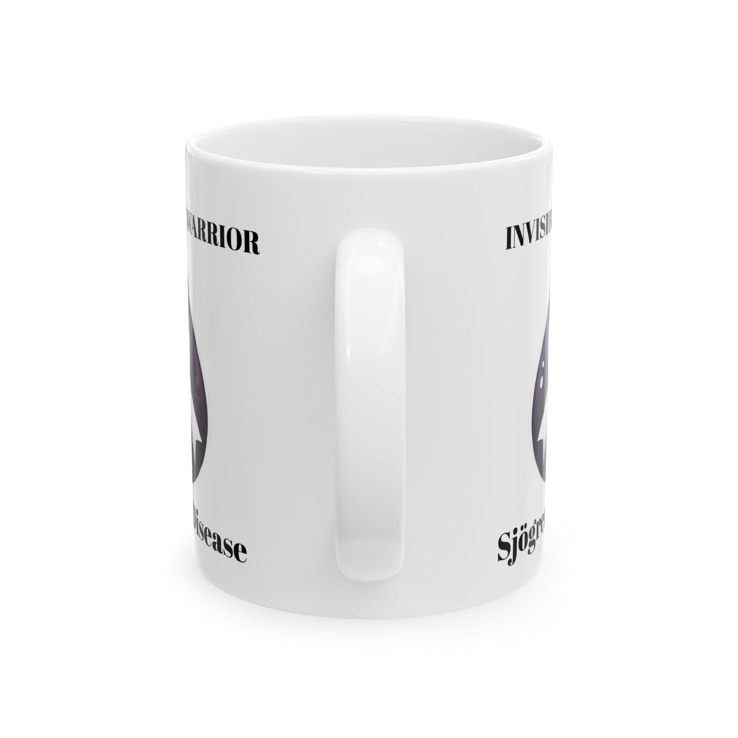 Inspirational Ceramic Mug - Unstoppable Warrior Design (11oz & 15oz) (White)