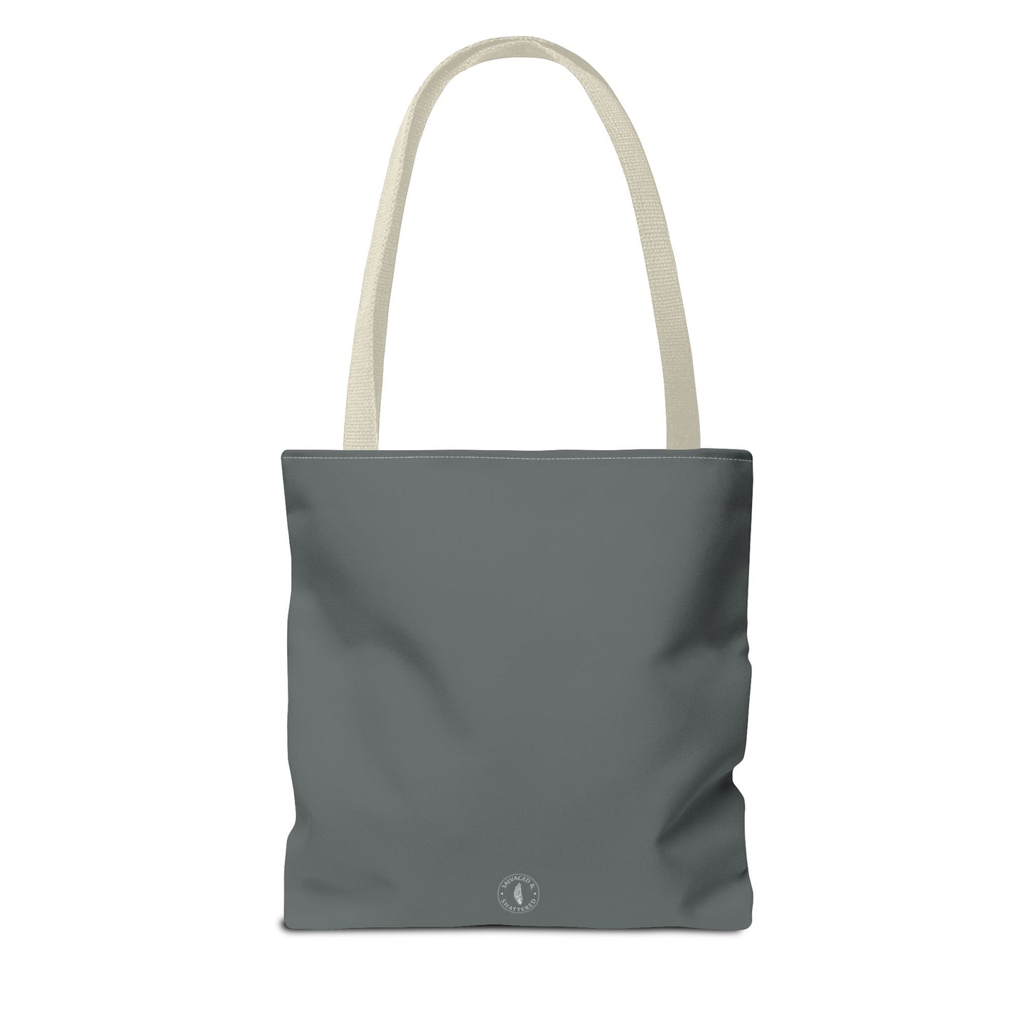 Invisible Battle Unstoppable Warrior Tote Bag - Sjögren's Disease Awareness (Dark Gray)