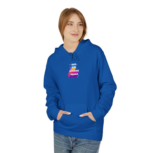 Autoimmune Disease - "Bad Ass Spoonie's Squad" Unisex Fleece Hoodie