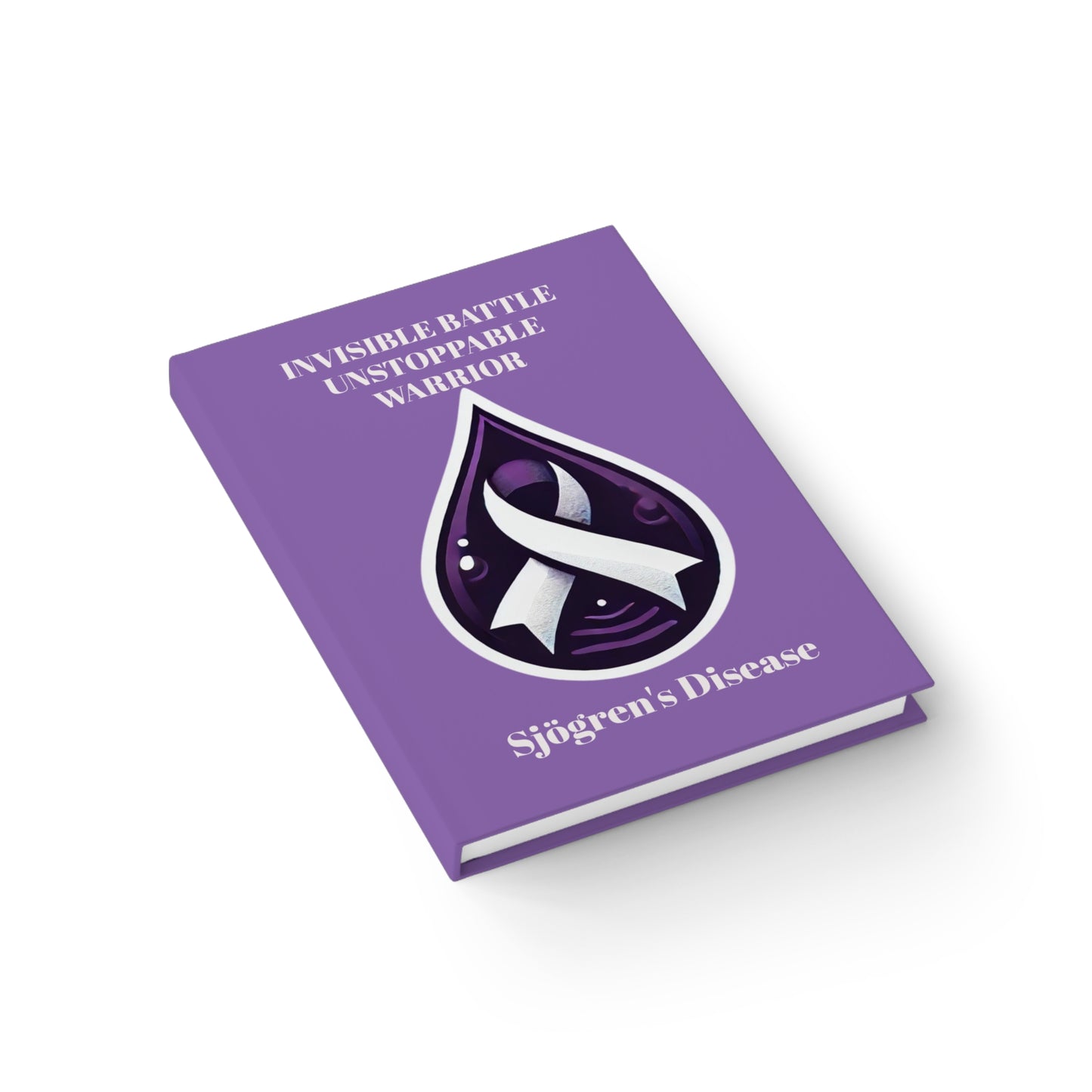 Empowering Journal - Unstoppable Warrior | Sjögren's Disease Awareness (White)