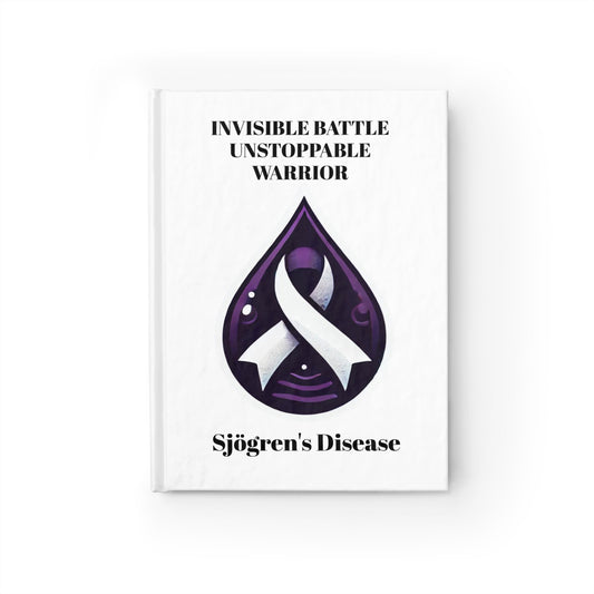 Empowering Journal - Unstoppable Warrior | Sjögren's Disease Awareness (White)