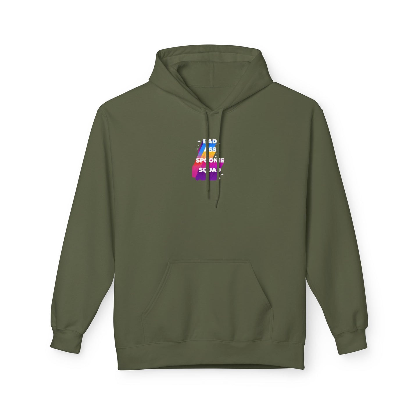 Autoimmune Disease - "Bad Ass Spoonie's Squad" Unisex Fleece Hoodie