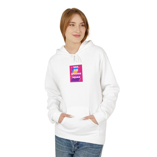 Sjögren's Disease - "Bad Ass Spoonie Squad" Unisex Fleece Hoodie