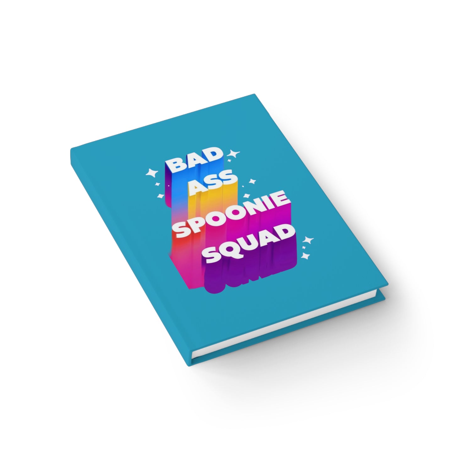 Autoimmune Disease Empowering Journal - "Bad Ass Spoonie Squad" (Turquoise)
