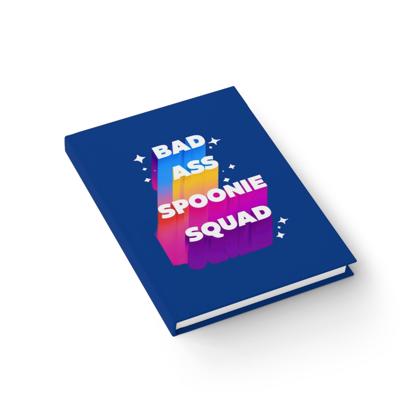 Autoimmune Disease Empowering Journal - "Bad Ass Spoonie Squad" (Royal Blue)
