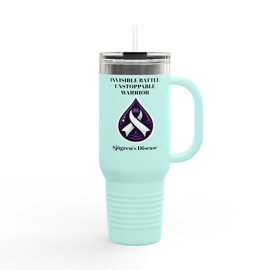 Insulated Travel Mug – Sjögren's Disease Awareness, 40oz